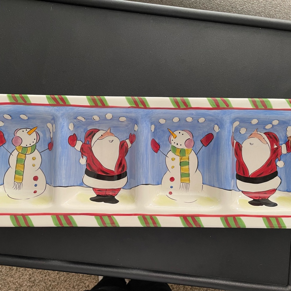 Christmas serving tray
